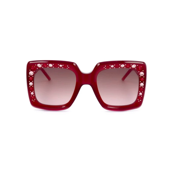 Carolina Herrera Γυναικεία Γυαλιά Ηλίου με Μπορντό Κοκκάλινο Σκελετό και Κόκκινο Ντεγκραντέ Φακό HER 0178/S 0T5/HA