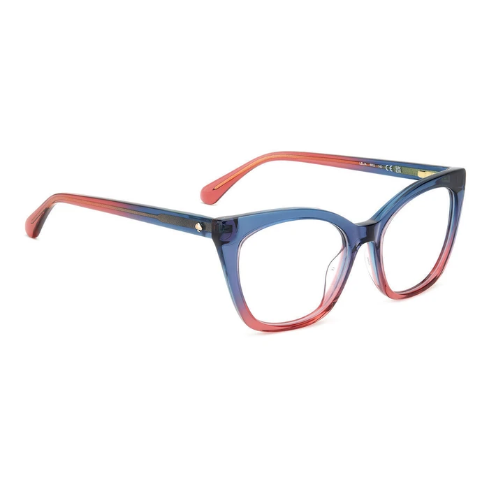 Kate Spade Women Lelia Cat Eye Glasses LELIA-8RUF217 52-17-140 Blue Acetate