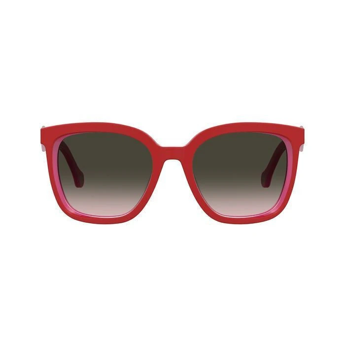 Carolina Herrera Γυναικεία Γυαλιά Ηλίου με Κόκκινο Κοκκάλινο Σκελετό και Καφέ Ντεγκραντέ Φακό HER 0225/G/S 45X/M2