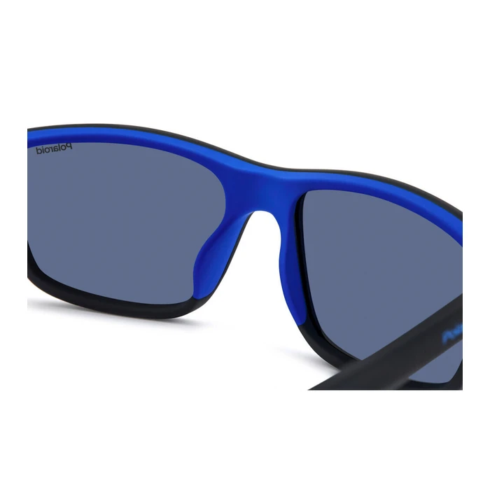 Polaroid Ανδρικά Γυαλιά Ηλίου με Μαύρο Κοκκάλινο Σκελετό και Μπλε Φακό PLD2153/S 0VK/C3