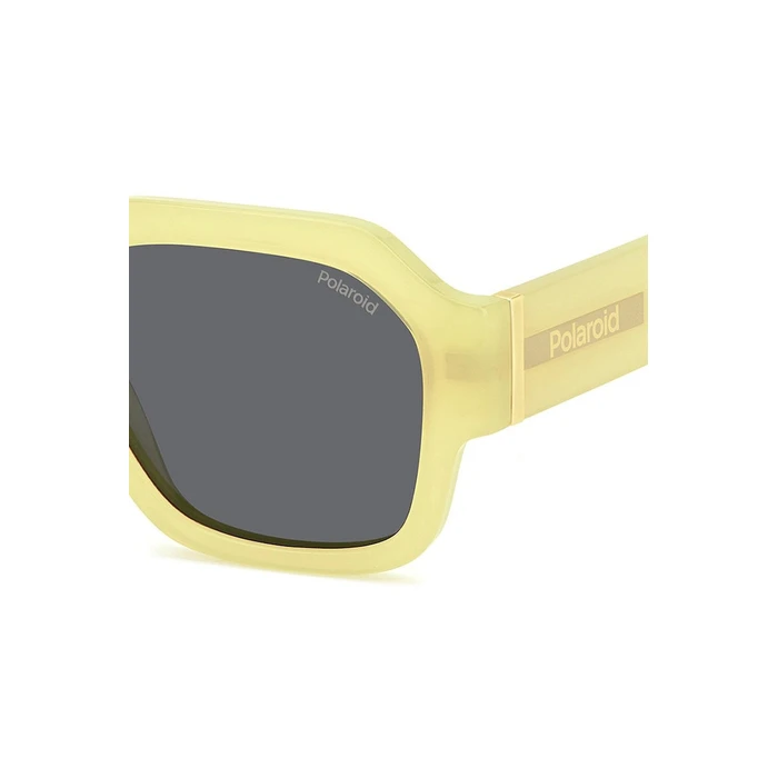 Polaroid Unisex Γυαλιά Ηλίου με Κίτρινο Σκελετό και Κίτρινο Φακό PLD6212/S/X 40G/Le