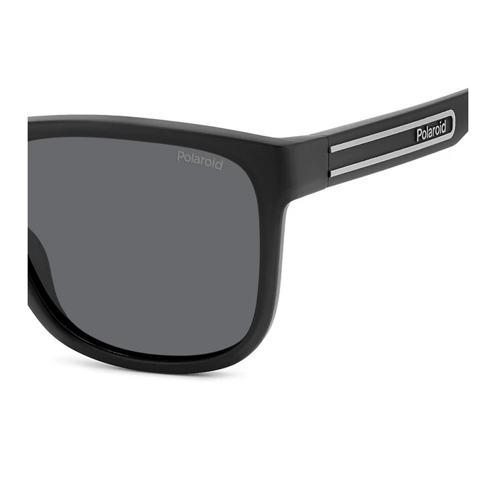 Polaroid Ανδρικά Γυαλιά Ηλίου με Μαύρο Κοκκάλινο Σκελετό και Μαύρο Φακό PLD2155/S 003/M9