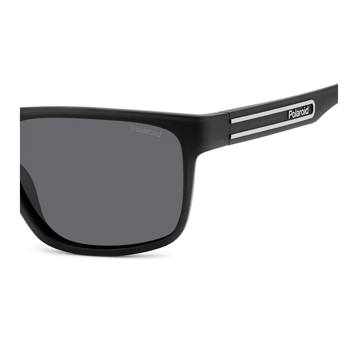 Polaroid Ανδρικά Γυαλιά Ηλίου με Μαύρο Κοκκάλινο Σκελετό και Μαύρο Φακό PLD2157/S 003/M9