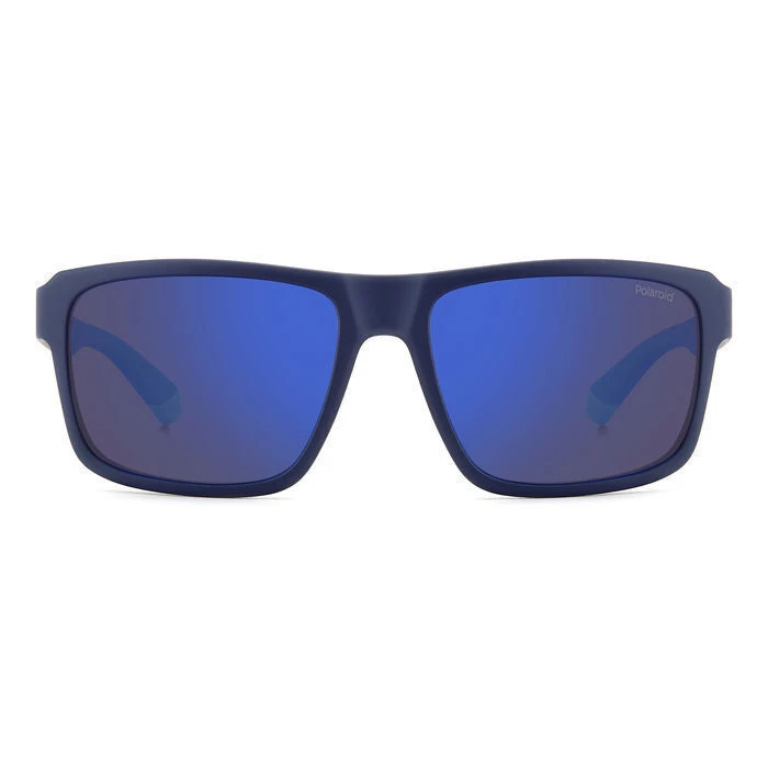 Polaroid Ανδρικά Γυαλιά Ηλίου με Navy Μπλε Κοκκάλινο Σκελετό και Μπλε Καθρέφτη Φακό PLD2158/S FLL/5X