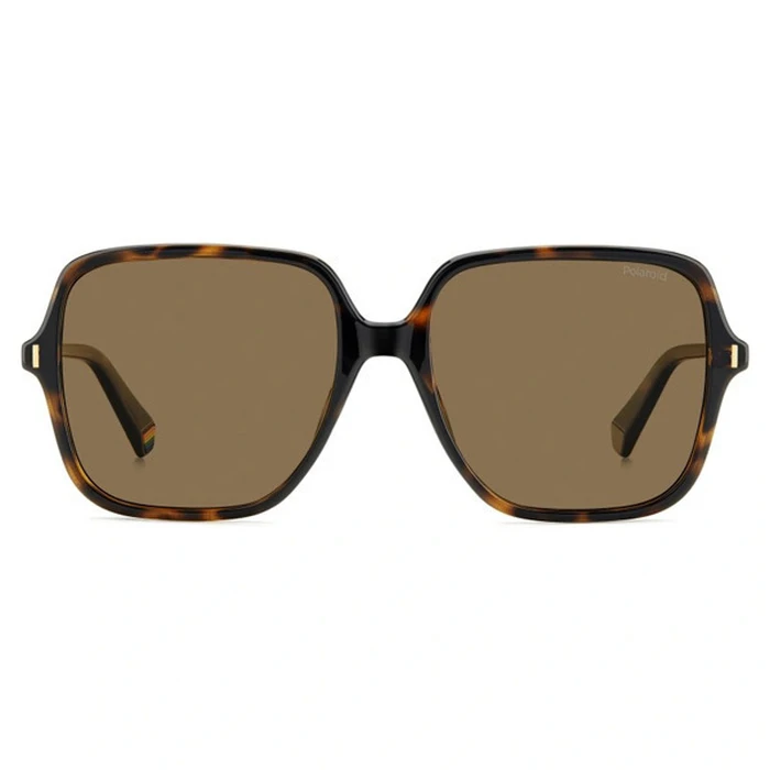 Polaroid Γυναικεία Γυαλιά Ηλίου με Καφέ Ταρταρούγα Κοκκάλινο Σκελετό και Καφέ Φακό PLD6219/S 086/SP