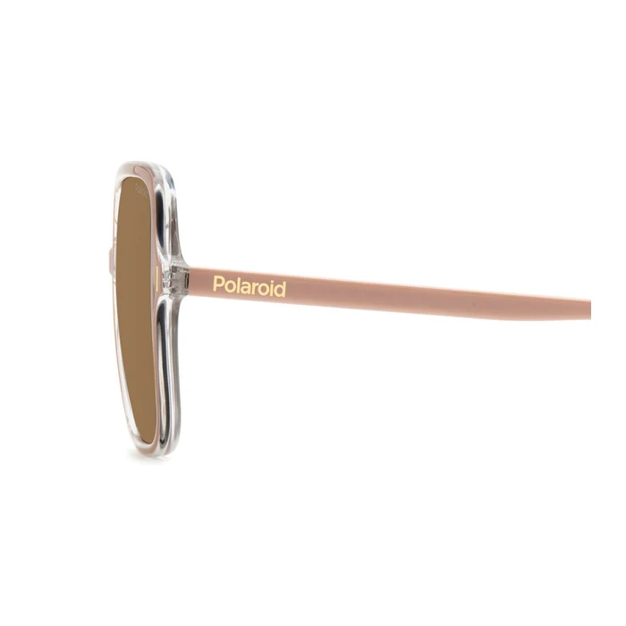Polaroid Γυναικεία Γυαλιά Ηλίου με Ροζ Κοκκάλινο Σκελετό και Καφέ Φακό PLD6219/S 35J/SP