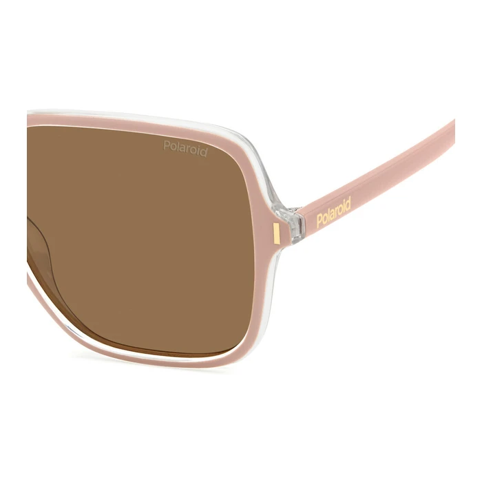 Polaroid Γυναικεία Γυαλιά Ηλίου με Ροζ Κοκκάλινο Σκελετό και Καφέ Φακό PLD6219/S 35J/SP