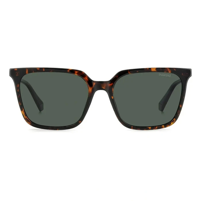 Polaroid Ανδρικά Γυαλιά Ηλίου με Καφέ Ταρταρούγα Κοκκάλινο Σκελετό και Πράσινο Φακό PLD4163/S 086/UC