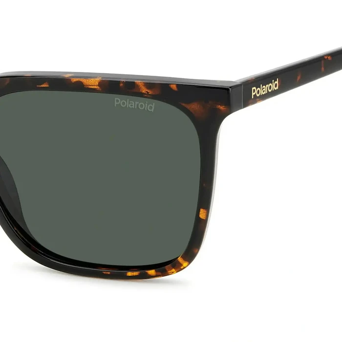 Polaroid Ανδρικά Γυαλιά Ηλίου με Καφέ Ταρταρούγα Κοκκάλινο Σκελετό και Πράσινο Φακό PLD4163/S 086/UC