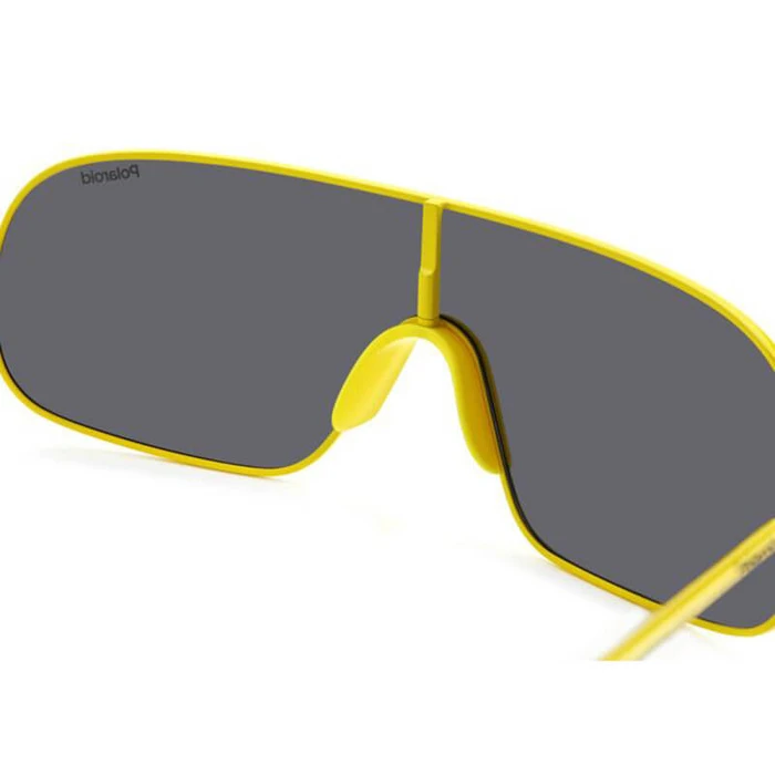 Polaroid Unisex Γυαλιά Ηλίου με Κίτρινο Κοκκάλινο Σκελετό και Χρυσό Polarized Καθρέφτη Φακό PLD6222/S 40G/LM