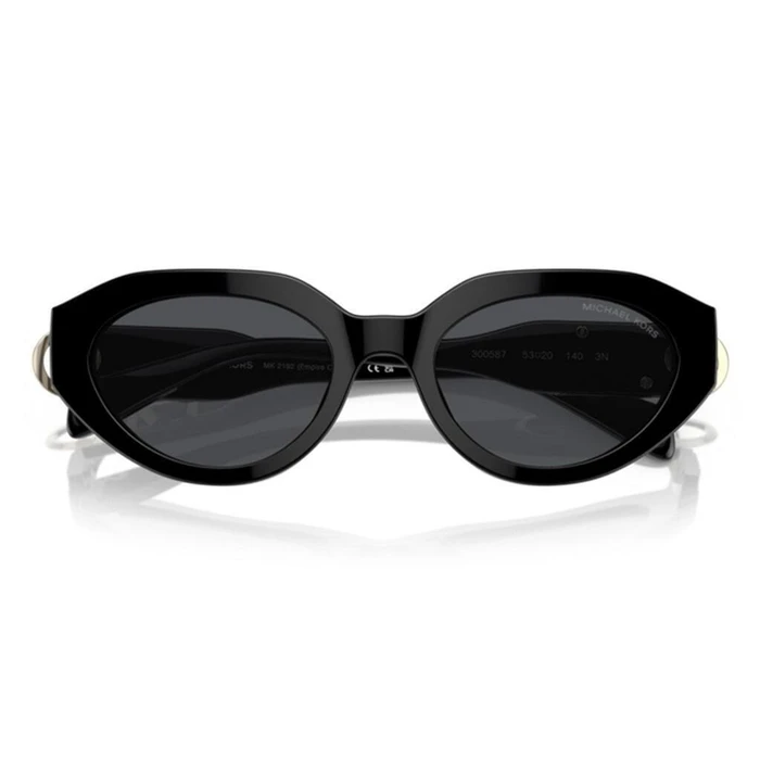 Michael Kors Empire Γυναικεία Γυαλιά Ηλίου με Μαύρο Κοκκάλινο Σκελετό και Μαύρο Φακό MK2192 300587