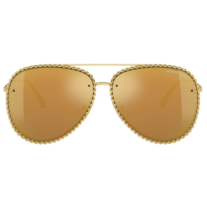 Michael Kors Portofino Γυναικεία Γυαλιά Ηλίου με Χρυσό Μεταλλικό Σκελετό και Χρυσό Καθρέφτη Φακό MK1147 18967P