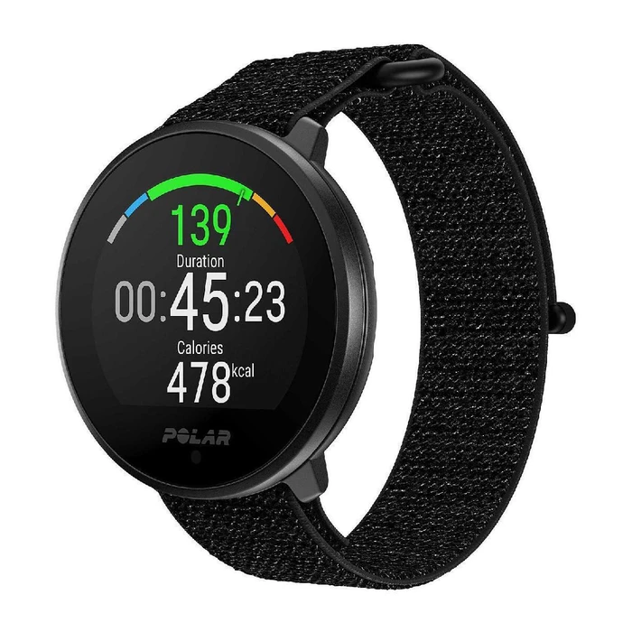 Polar Unite Αδιάβροχο Smartwatch με Παλμογράφο (Black Hook & Loop Edition)