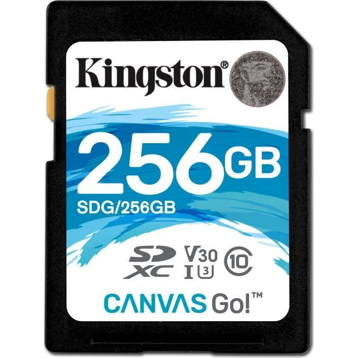 Kingston Canvas Go! SDXC 256GB U3 V30 UHS-I 90MB/s