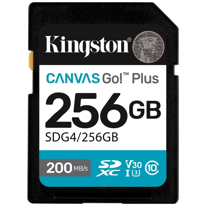Kingston Canvas Go! SDXC 256GB U3 V30 UHS-I 90MB/s