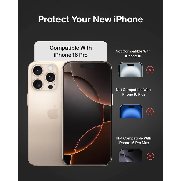 Μεμβράνες προστασίας για smartphones Belkin 2x1 ScreenForce TemperedGlass iPhone 17/16 Pro