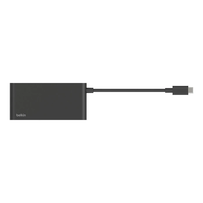 Belkin Connect USB-C 5-in-1 Docking Station with HDMI 4K 60Hz PD 100W Gray