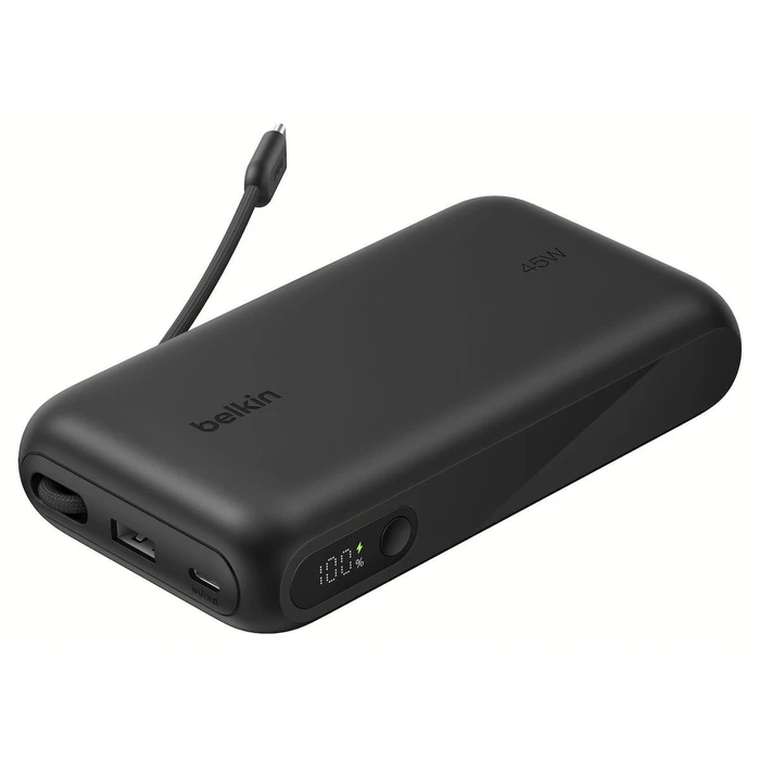 Belkin UltraCharge Power Bank 20000mAh 45W with USB-A and USB-C Port Black