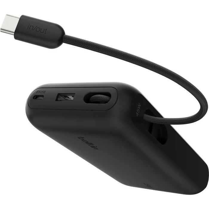 Belkin UltraCharge Power Bank 20000mAh 45W with USB-A and USB-C Port Black