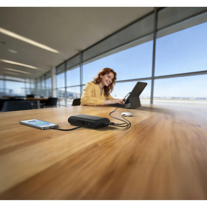Belkin UltraCharge Power Bank 10000mAh με Θύρα USB-A και Θύρα USB-C Μαύρο