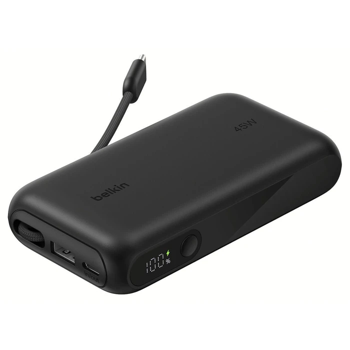 Belkin UltraCharge Power Bank 10000mAh με Θύρα USB-A και Θύρα USB-C Μαύρο