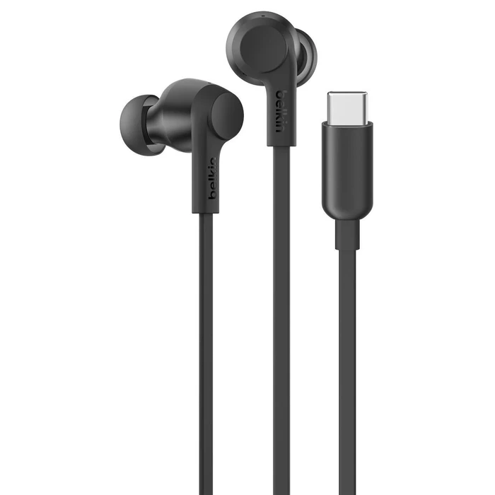 Belkin In-Ear ακουστικά Belkin SoundForm ANC Wired In-Ear Headphones USB-C Kabel Black G3H0003HQBK