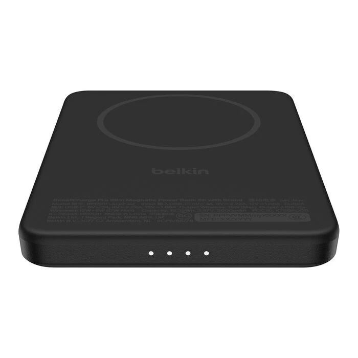 Belkin BoostCharge Slim Magnetic MagSafe Power Bank 5000mAh 20W με Θύρα USB-C - Μαύρο