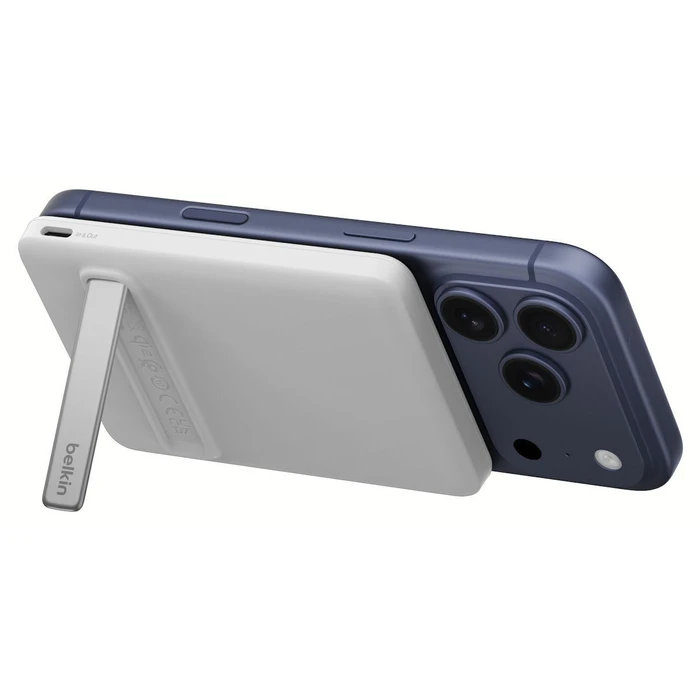 Belkin BoostCharge Slim Magnetic MagSafe Power Bank 5000mAh με Θύρα USB-C Λευκό