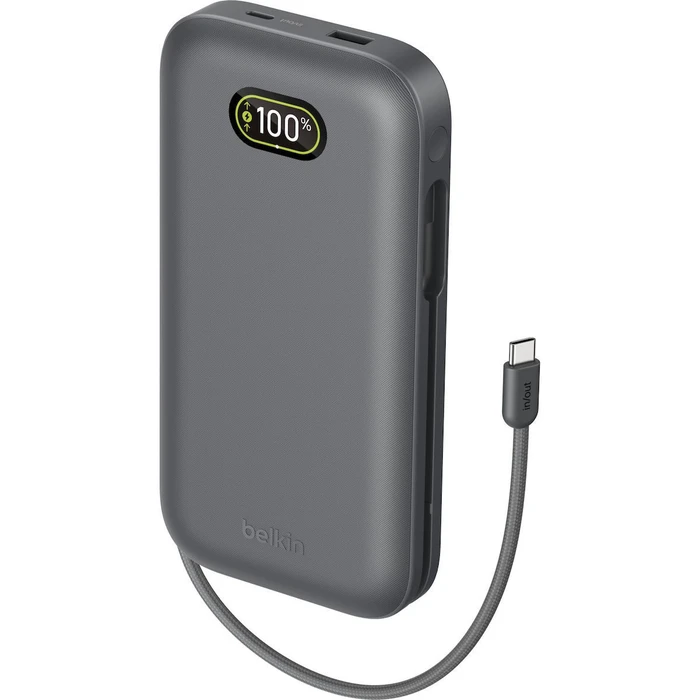 Belkin UltraCharge Pro Power Bank 27000mAh 240W με USB-A και USB-C Μαύρο