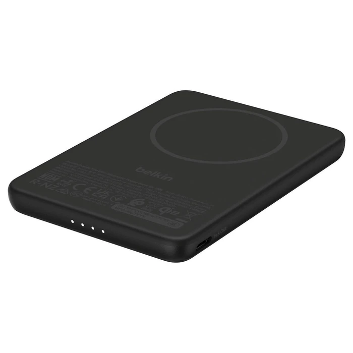 Belkin BoostCharge Slim Magnetic Power Bank 5000mAh 15W με Θύρα USB-C Μαύρο