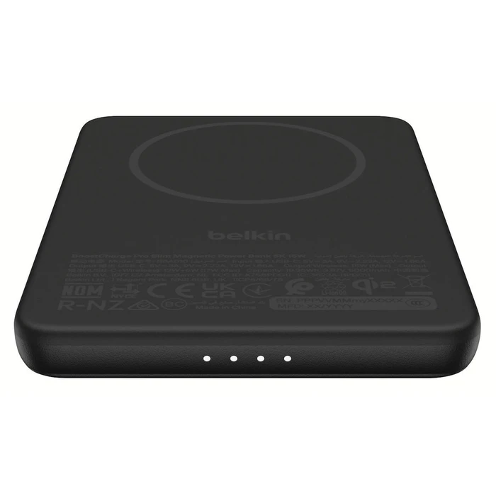 Belkin BoostCharge Slim Magnetic Power Bank 5000mAh 15W με Θύρα USB-C Μαύρο