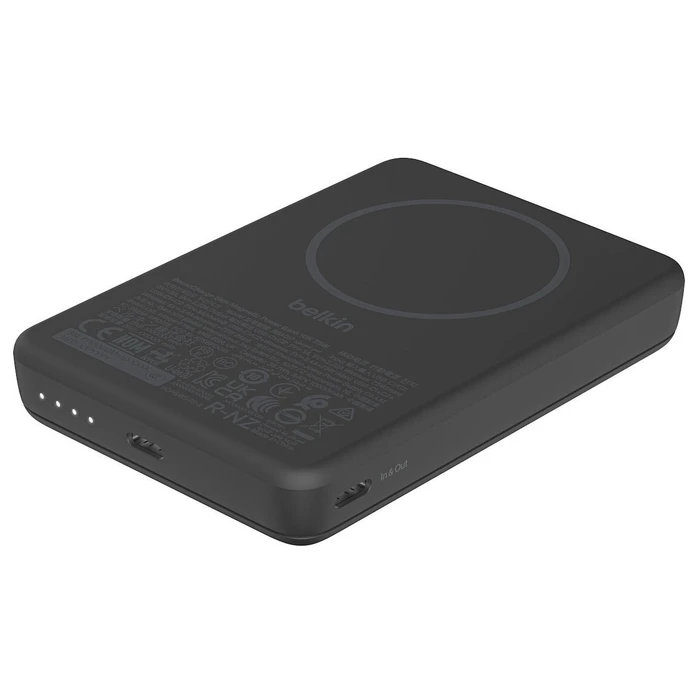 Belkin BoostCharge Slim MagSafe Qi2 Power Bank 10000mAh Μαύρο