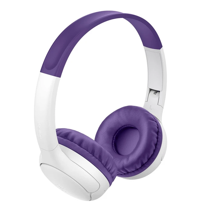 Belkin SoundForm Mini 2 Ασύρματα/Ενσύρματα Παιδικά On-Ear Ακουστικά 55 ώρες Μωβ