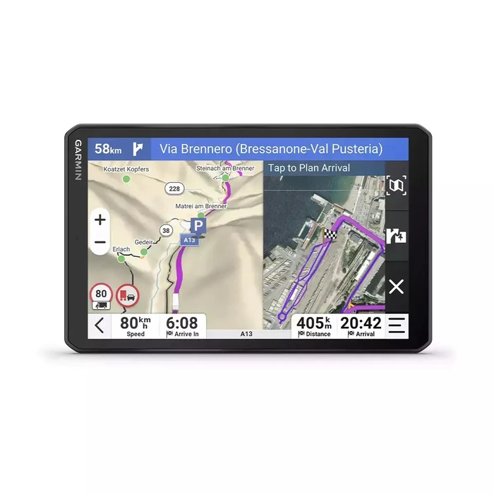 Garmin dezl LGV820 MT-D 8-inch Truck GPS Navigator — Bluetooth, USB-C, microSD (City Navigator Europe)