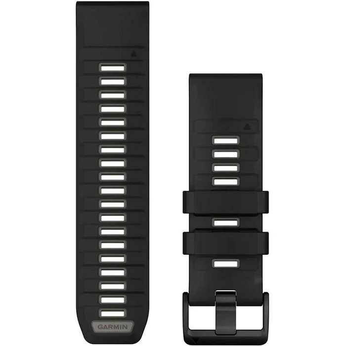 Garmin Ανταλλακτικό λουράκι QuickFit 26 mm σιλικόνης - Μαύρο/Πετρόγκρι