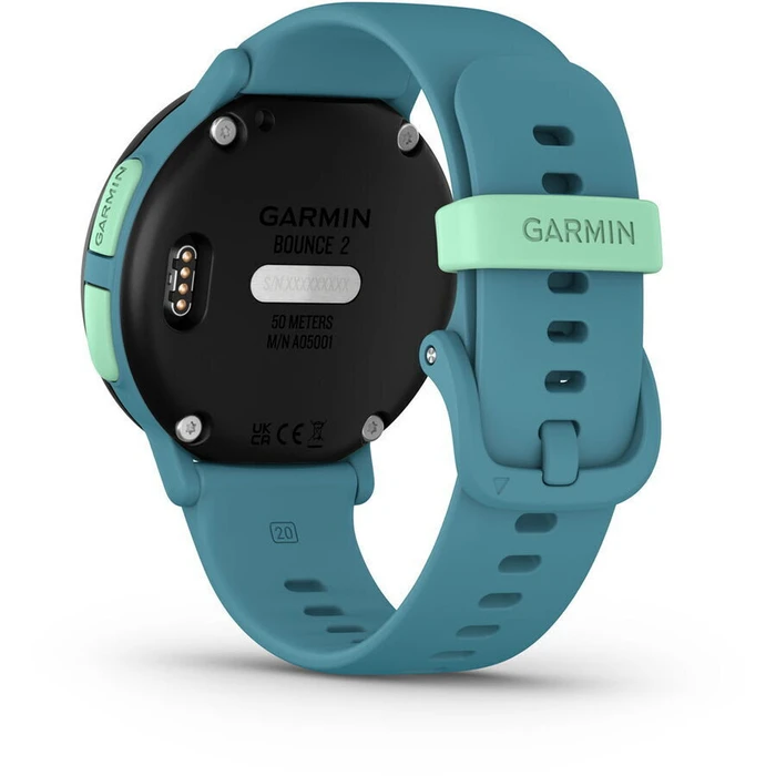Garmin Bounce 2 41mm Παιδικό Smartwatch (Τουρκουάζ/Μαύρο)