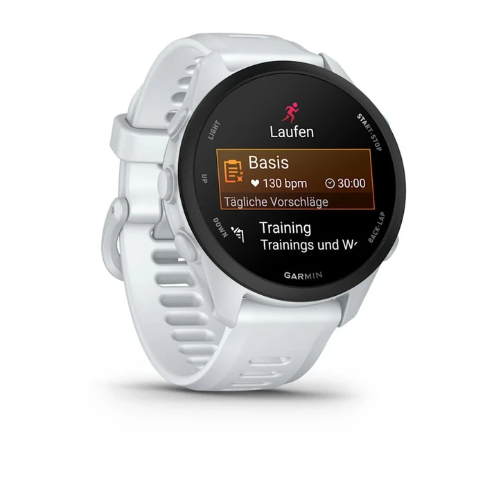 Garmin Forerunner 70 43mm Αδιάβροχο Smartwatch με παλμογράφο (Whitestone)