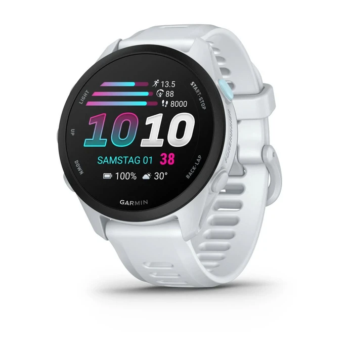 Garmin Forerunner 70 43mm Αδιάβροχο Smartwatch με παλμογράφο (Whitestone)