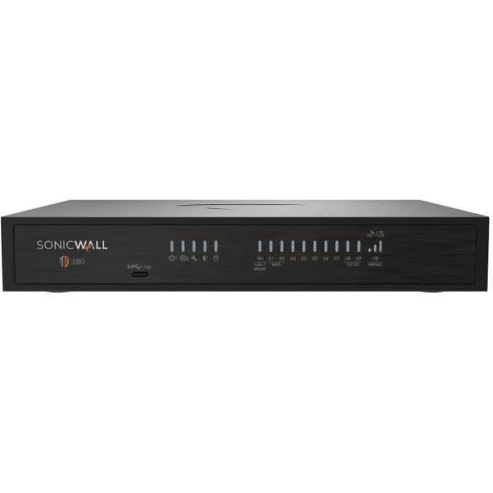 SonicWall TZ380 - Συσκευή Ασφαλείας (Gen 8)
