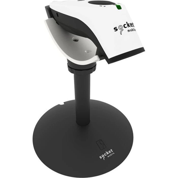 Socket Mobile SocketScan S720 Linear Barcode QR Code Reader White Charging Stand