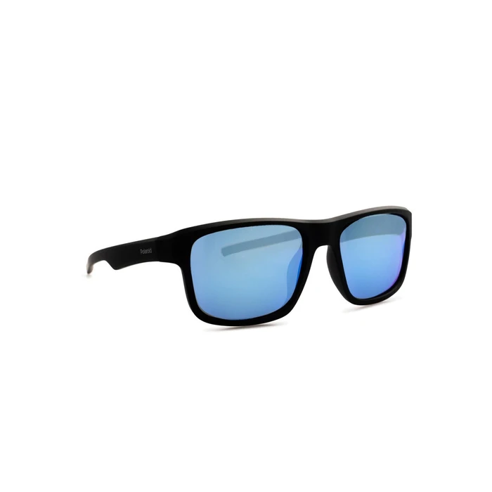Polaroid Ανδρικά Γυαλιά Ηλίου με Μαύρο Κοκκάλινο Σκελετό και Μπλε Polarized Καθρέφτη Φακό PLD3018/S DL5/JY
