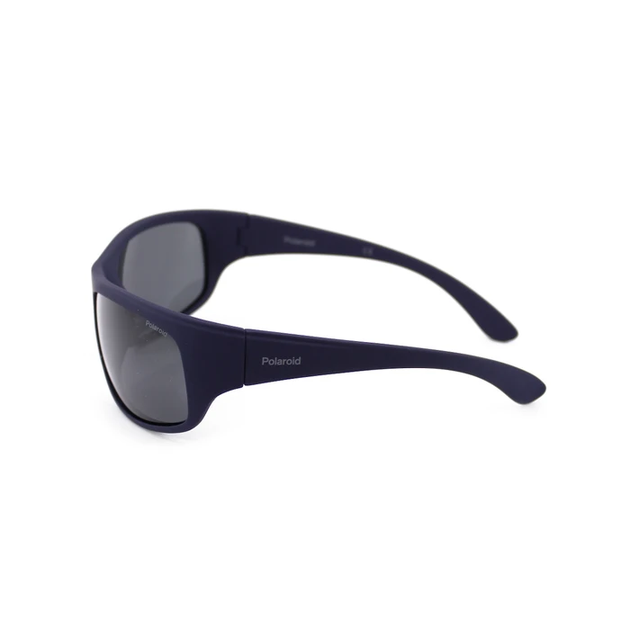 Polaroid Ανδρικά Γυαλιά Ηλίου με Μπλε Κοκκάλινο Σκελετό και Μαύρο Polarized Φακό P07886 SZA/Y2
