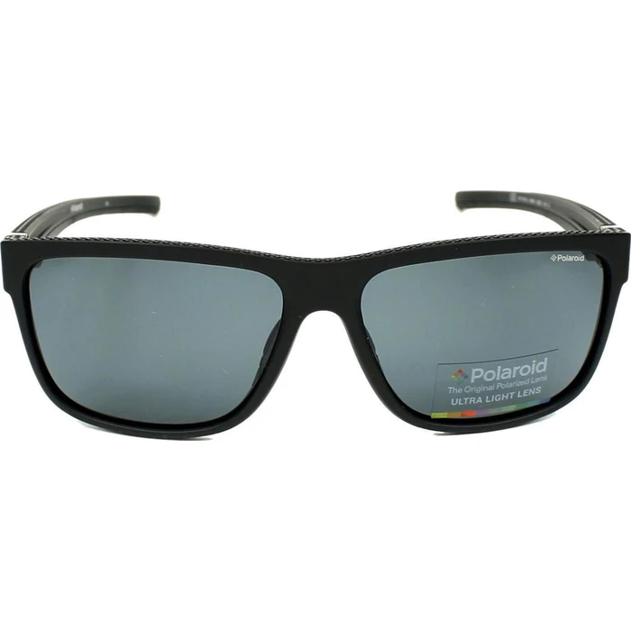Polaroid Ανδρικά Γυαλιά Ηλίου με Μαύρο Κοκκάλινο Σκελετό και Μαύρο Polarized Φακό PLD7014/S 807/M9