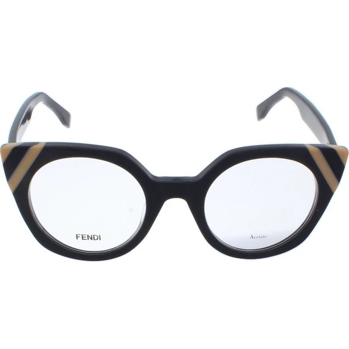 Fendi Γυναικείος Κοκκάλινος Σκελετός Γυαλιών Πεταλούδα Μαύρος