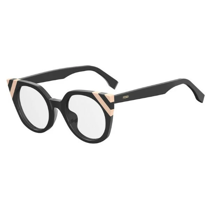 Fendi Γυναικείος Κοκκάλινος Σκελετός Γυαλιών Πεταλούδα Μαύρος