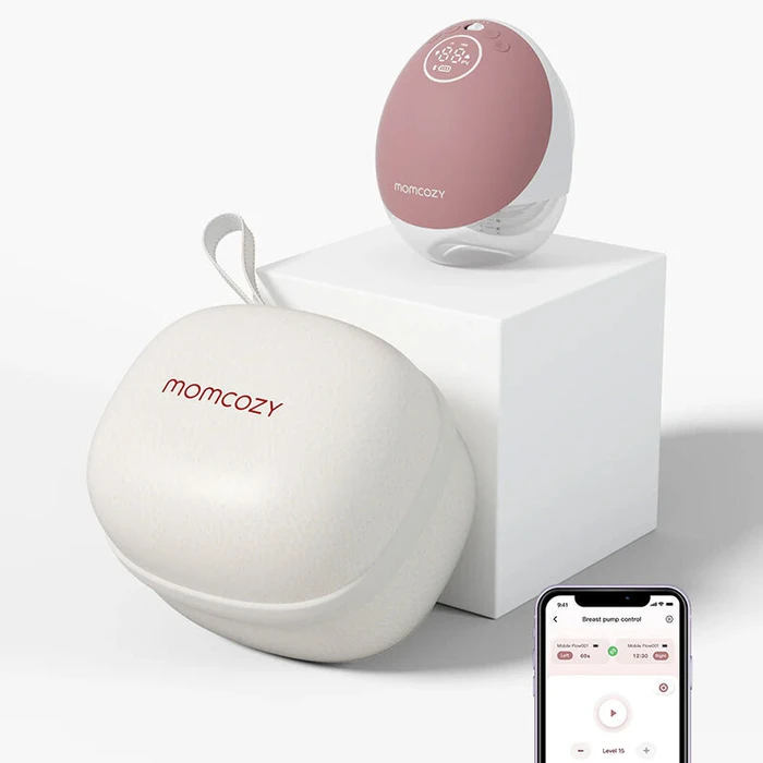 Momcozy Ηλεκτρικό Μονό Θήλαστρο Κόκκινο BP225-NR70BA-A