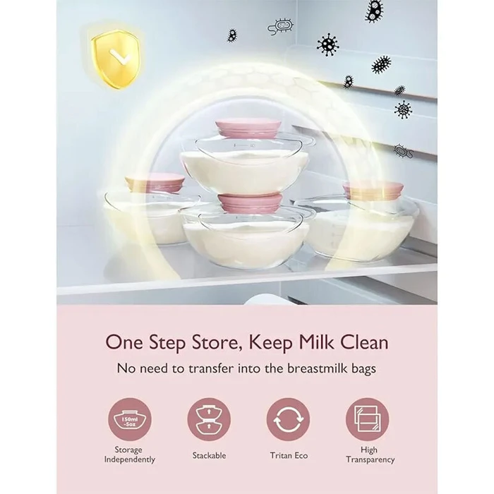 Momcozy Ηλεκτρικό Διπλό Θήλαστρο M9 με Μπαταρία & Κουτί Αποθήκευσης (Κόκκινο)