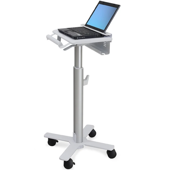 Ergotron StyleView SV10 Τραπεζάκι / Καρότσι για Laptop έως 15" Ασημί