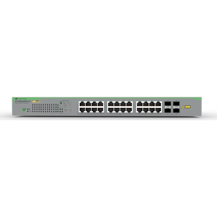 Allied Telesis AT-GS950/28PSV2-50 GS950/28PS V2 24-Port Gigabit WebSmart PoE+ Switch