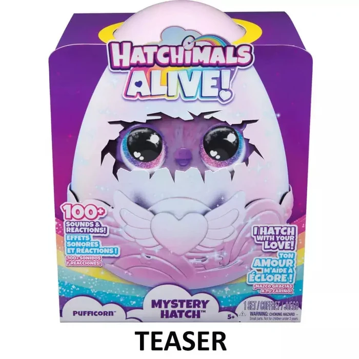 Spin Master Κούκλα Μωρό Hatchimals Alive Secret Hatch Pufficorn